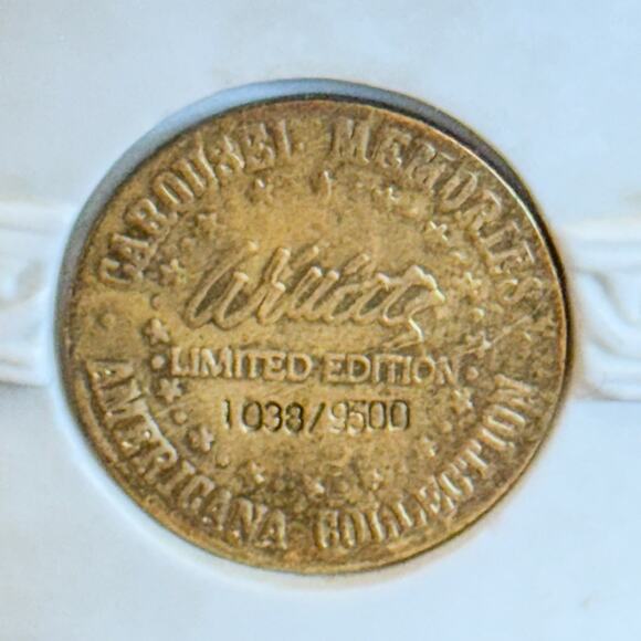 Willits Americana Collection Carousel Horse, Ltd Edition #1038/9500-No Music Box - Picture 6 of 9